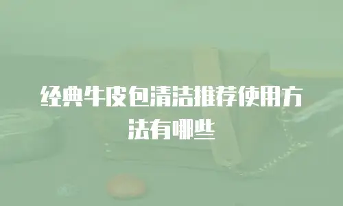 经典牛皮包清洁推荐使用方法有哪些
