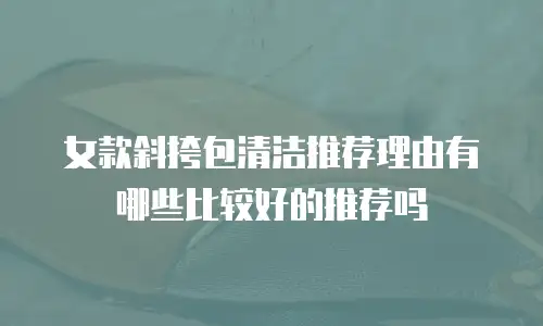 女款斜挎包清洁推荐理由有哪些比较好的推荐吗