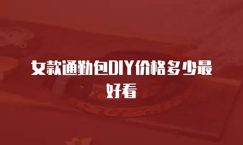 女款通勤包DIY价格多少最好看