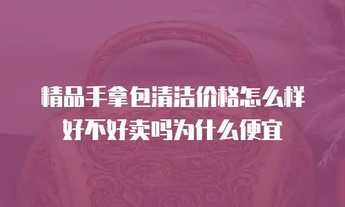 精品手拿包清洁价格怎么样好不好卖吗为什么便宜