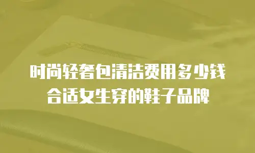 时尚轻奢包清洁费用多少钱合适女生穿的鞋子品牌
