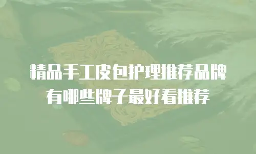 精品手工皮包护理推荐品牌有哪些牌子最好看推荐
