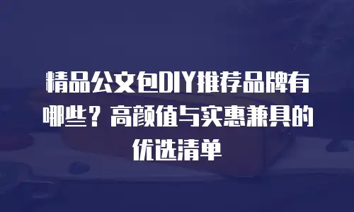 精品公文包DIY推荐品牌有哪些？高颜值与实惠兼具的优选清单