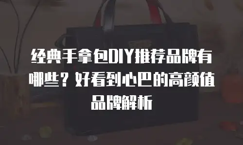 经典手拿包DIY推荐品牌有哪些？好看到心巴的高颜值品牌解析