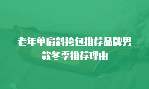 老年单肩斜挎包推荐品牌男款冬季推荐理由