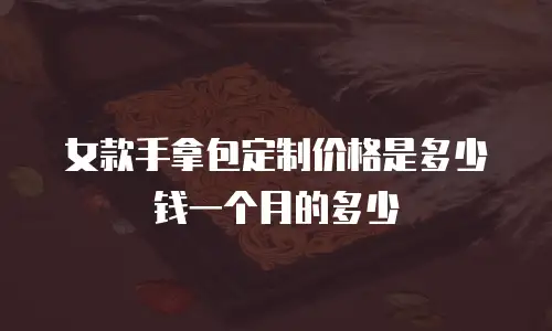 女款手拿包定制价格是多少钱一个月的多少