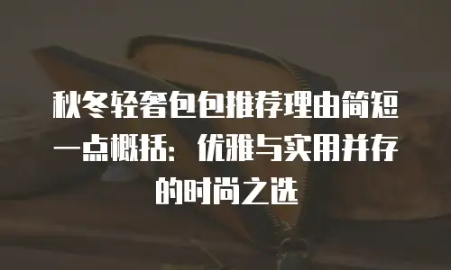 秋冬轻奢包包推荐理由简短一点概括：优雅与实用并存的时尚之选