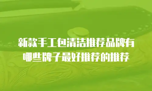 新款手工包清洁推荐品牌有哪些牌子最好推荐的推荐