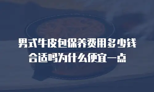 男式牛皮包保养费用多少钱合适吗为什么便宜一点