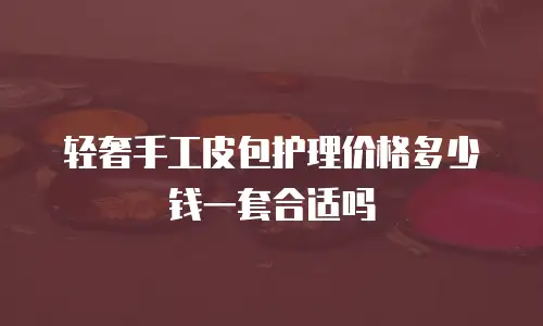 轻奢手工皮包护理价格多少钱一套合适吗