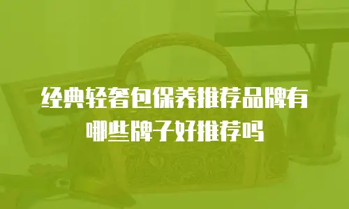 经典轻奢包保养推荐品牌有哪些牌子好推荐吗