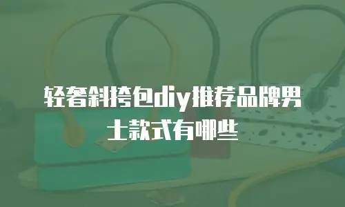 轻奢斜挎包diy推荐品牌男士款式有哪些