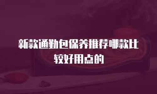 新款通勤包保养推荐哪款比较好用点的