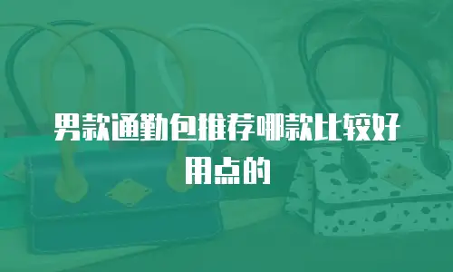 男款通勤包推荐哪款比较好用点的