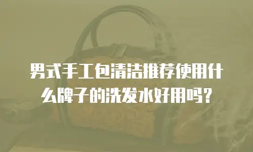 男式手工包清洁推荐使用什么牌子的洗发水好用吗？
