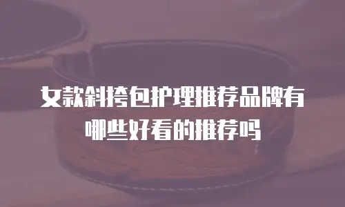 女款斜挎包护理推荐品牌有哪些好看的推荐吗