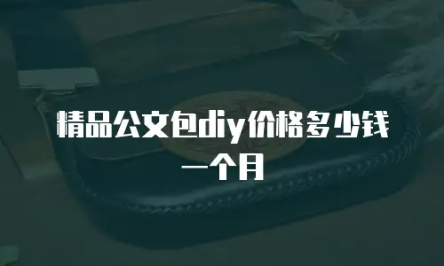 精品公文包diy价格多少钱一个月