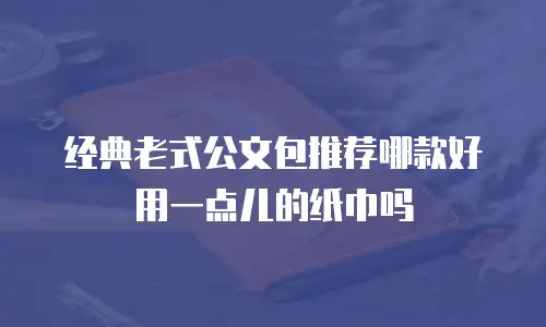 经典老式公文包推荐哪款好用一点儿的纸巾吗