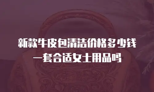 新款牛皮包清洁价格多少钱一套合适女士用品吗