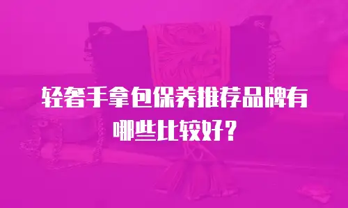 轻奢手拿包保养推荐品牌有哪些比较好？