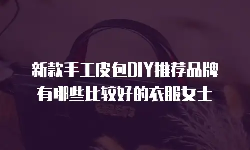 新款手工皮包DIY推荐品牌有哪些比较好的衣服女士