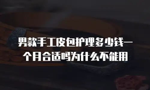 男款手工皮包护理多少钱一个月合适吗为什么不能用