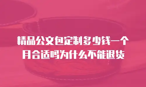 精品公文包定制多少钱一个月合适吗为什么不能退货