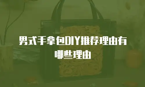 男式手拿包DIY推荐理由有哪些理由