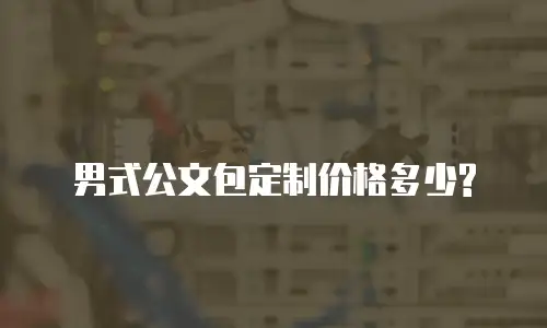 男式公文包定制价格多少?