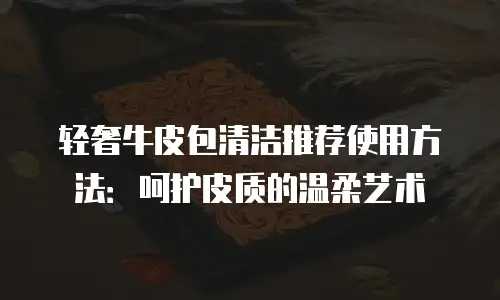 轻奢牛皮包清洁推荐使用方法：呵护皮质的温柔艺术