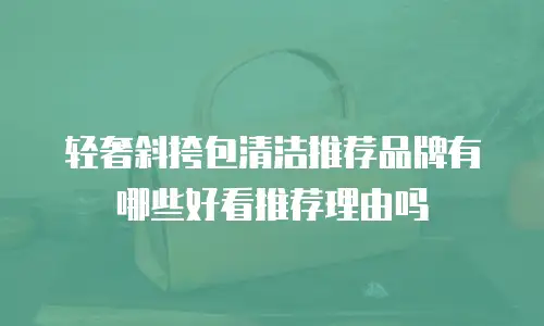 轻奢斜挎包清洁推荐品牌有哪些好看推荐理由吗