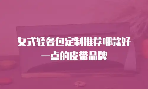女式轻奢包定制推荐哪款好一点的皮带品牌
