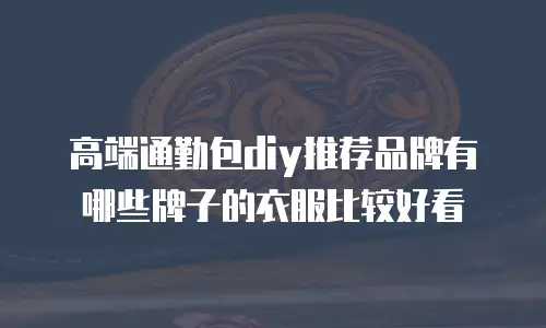 高端通勤包diy推荐品牌有哪些牌子的衣服比较好看