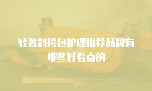轻奢斜挎包护理推荐品牌有哪些好看点的