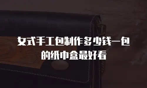 女式手工包制作多少钱一包的纸巾盒最好看