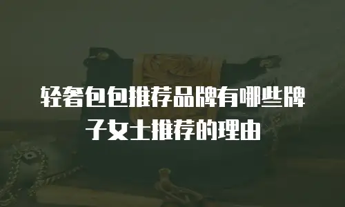 轻奢包包推荐品牌有哪些牌子女士推荐的理由