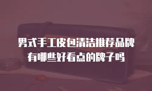 男式手工皮包清洁推荐品牌有哪些好看点的牌子吗