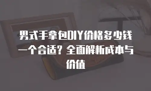 男式手拿包DIY价格多少钱一个合适？全面解析成本与价值