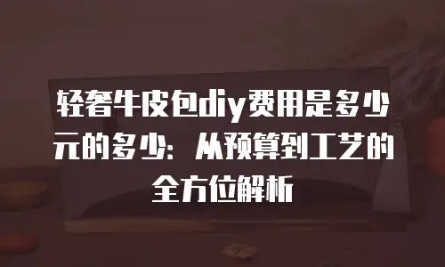 轻奢牛皮包diy费用是多少元的多少：从预算到工艺的全方位解析