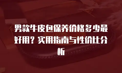男款牛皮包保养价格多少最好用？实用指南与性价比分析
