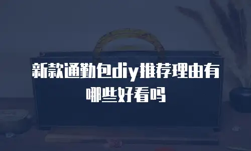 新款通勤包diy推荐理由有哪些好看吗