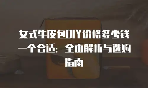 女式牛皮包DIY价格多少钱一个合适：全面解析与选购指南