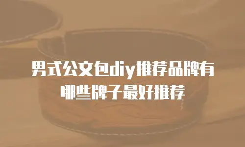 男式公文包diy推荐品牌有哪些牌子最好推荐