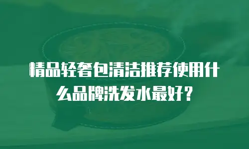精品轻奢包清洁推荐使用什么品牌洗发水最好？