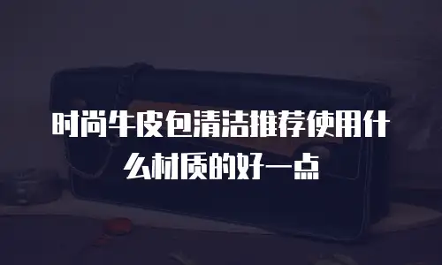 时尚牛皮包清洁推荐使用什么材质的好一点