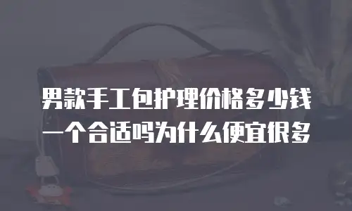 男款手工包护理价格多少钱一个合适吗为什么便宜很多