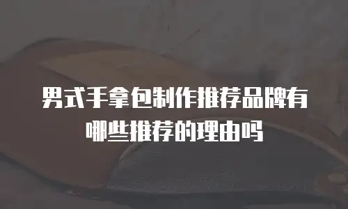 男式手拿包制作推荐品牌有哪些推荐的理由吗