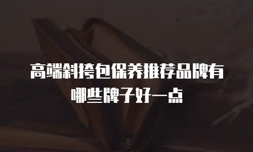 高端斜挎包保养推荐品牌有哪些牌子好一点