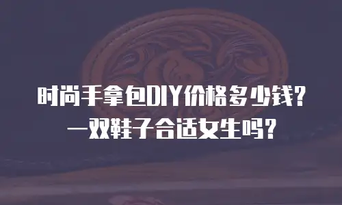 时尚手拿包DIY价格多少钱？一双鞋子合适女生吗？