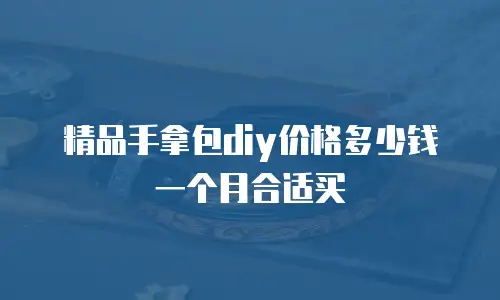 精品手拿包diy价格多少钱一个月合适买